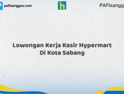 Lowongan Kerja Kasir Hypermart Di Kota Sabang Tahun 2026 (Ayo Bergabung, Daftar Sekarang)