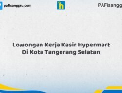 Lowongan Kerja Kasir Hypermart Di Kota Tangerang Selatan Tahun 2026 (Daftar Sekarang)
