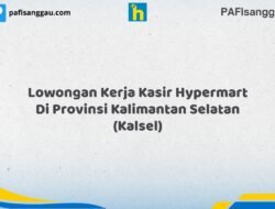 Lowongan Kerja Kasir Hypermart Di Provinsi Kalimantan Selatan (KALSEL) Tahun 2026 (Jangan Lewatkan Pendaftaran Ini)