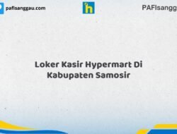 Loker Kasir Hypermart Di Kabupaten Samosir Tahun 2026 (Ambil Kesempatan, Daftar Sekarang)